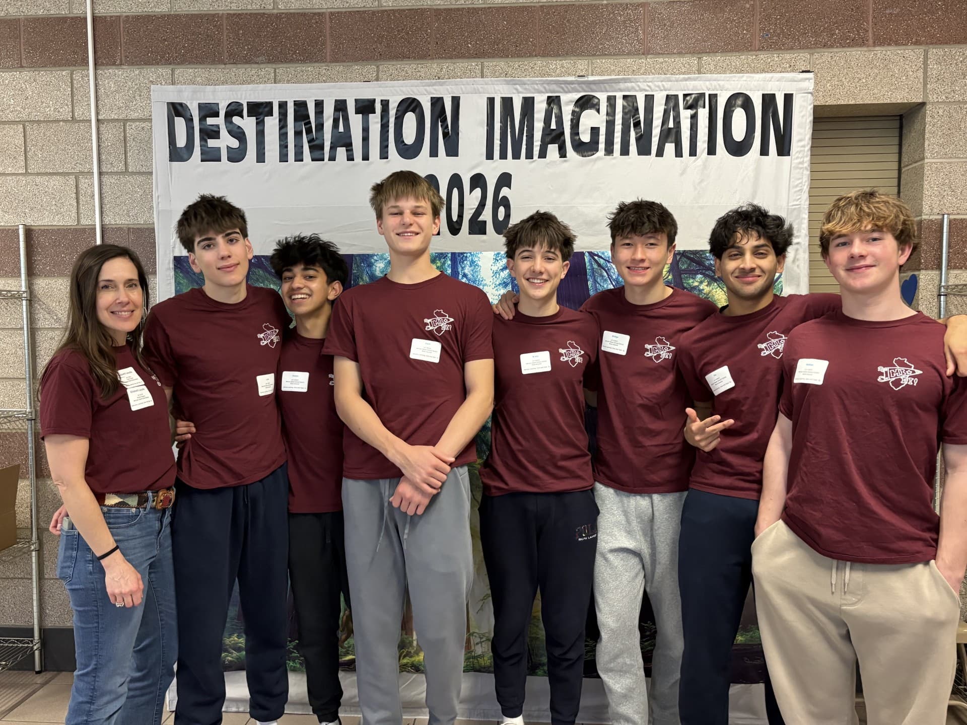 Destination Imagination team together at the 2026 state tournament